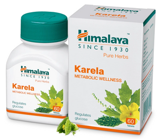 Підтримка нормального рівня глюкози та вуглеводного обміну Himalaya Karela 60 таблеток Karela фото