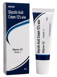 Крем з гліколевою кислотою 12% Glyco-12 Gel 30 г для догляду за проблемною та нерівною шкірою | Glycolic Acid | Micro Labs Glyco-12 фото