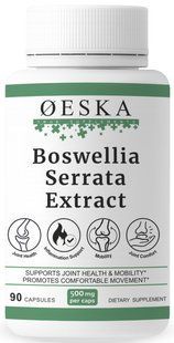 Босвелії Екстракт 500мг Oeska 90 капсул | Boswellia Serrata Extract | Бовелії Екстракт 577297909 фото