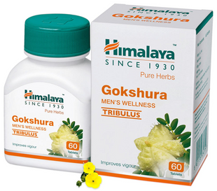 Добавка для чоловічого здоров&rsquo;я Himalaya Gokshura 60 таблеток | Підтримка сечостатевої системи та фізичного тонусу Gokshura фото