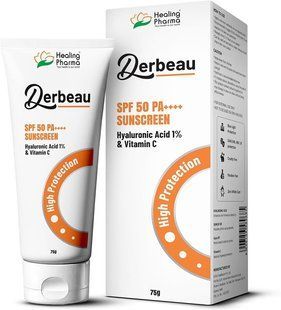 SPF 50 PA++++ Cонцезахисний гель з гіалуроновою кислотою та вітаміном C | Healing Pharma Derbeau SPF 50 PA++++ Sunscreen 75 г Derbeau SPF фото